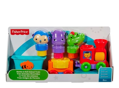 JUGUETE MULTIFUNCION FISHER PRICE SET TREN ANIMALES - 5