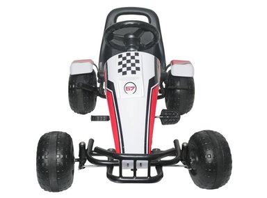GO KART KIDSCOOL A PEDALES BLANCO - 3