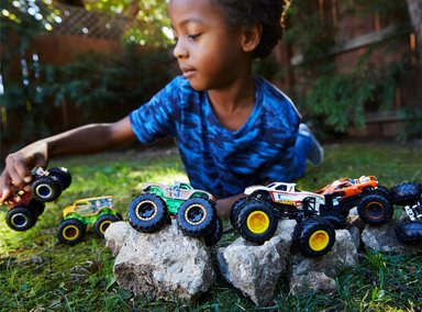 SET HOT WHEELS MONSTER TRUCKS 2-PACK ESCALA 1:64 - 3