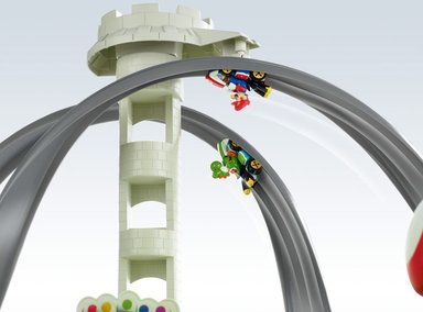 SET HOT WHEELS MARIO KART PISTA DE CIRCUITO - 2