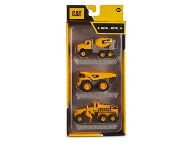 SET CAT VEHICULO METAL 3 PACK 4 - 2