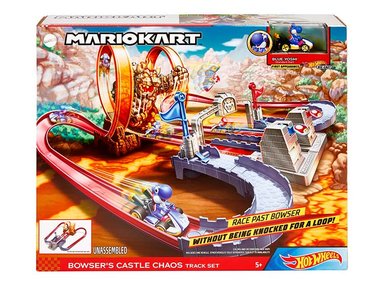 PISTA MARIO KART HOT WHEELS CASTILLO DE BOWSER - 5