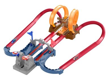 PISTA MARIO KART HOT WHEELS CASTILLO DE BOWSER - 1