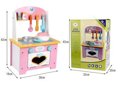 COCINA KIDSCOOL LOVE ROSADA - 4