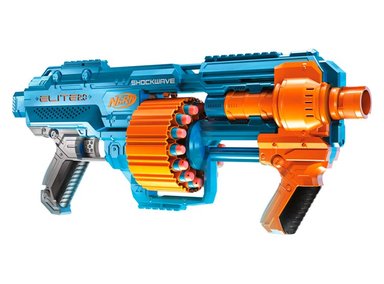 LANZADOR NERF ELITE 2.0 SHOCKWAVE SURGEFIRE - 1