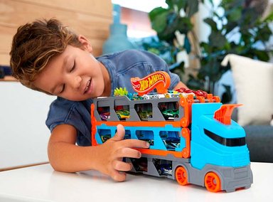 REMOLQUE PISTA DE CARRERAS HOT WHEELS CITY - 5