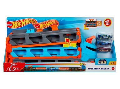 REMOLQUE PISTA DE CARRERAS HOT WHEELS CITY - 6