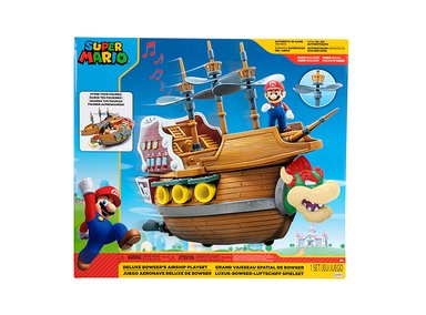 SET JAKKS PACIFIC AERONAVE DE LUJO DE BOWSER SUPER MARIO - 5