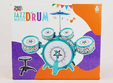 SET BATERIA ULTRA TOYS JAZZ MUSIC DRU - 2