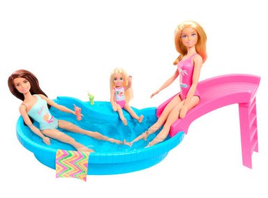 SET DE JUEGO BARBIE ALBERCA GLAM - 3