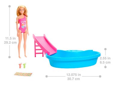 SET DE JUEGO BARBIE ALBERCA GLAM - 5