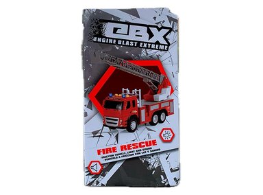 VEHÍCULO EBX CAMIÓN DE BOMBERO CON GRUA 1:12 - 2