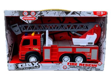 VEHÍCULO EBX CAMIÓN DE BOMBERO CON GRUA 1:12 - 1