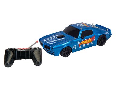 VEHÍCULO RADIO CONTROLADO HOT WHEELS SPEED KING AZUL 1:12 - 4
