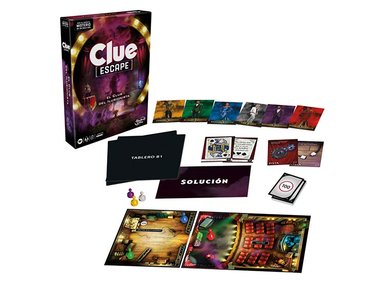 JUEGO DE MESA HASBRO GAMING CLUE ESCAPE EL CLUB DEL ILUSIONISTA - 1