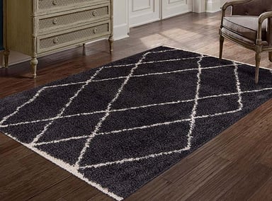 ALFOMBRA IDETEX SHAGGY GUIZA MARENGO 170X230 - 2