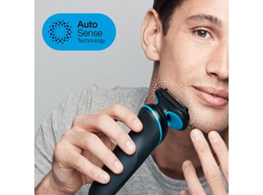 AFEITADORA INALÁMBRICA BRAUN 51-B1000S AZUL  - 8