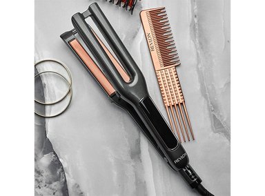 ALISADOR DE PELO REVLON I289RVST2204LA2 DOBLE PLACA COBRE - 10