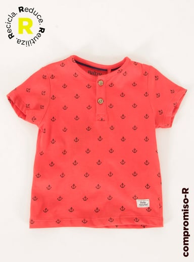 POLERA ALGODÓN NIÑO BABY HARVEST HARVEST CON ESTAMPADO - 1