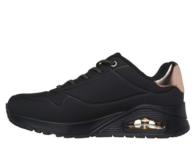 ZAPATILLAS MUJER SKECHERS NEGRO UNO SHIMMER AWAY - 3