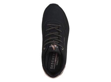 ZAPATILLAS MUJER SKECHERS NEGRO UNO SHIMMER AWAY - 4