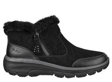 BOTINES CUERO MUJER SKECHERS NEGRO EASY GOING PERFECT SNUGGLE - 1