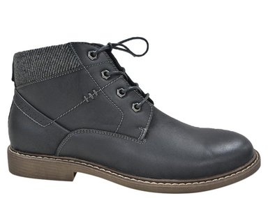 BOTINES CUERO HOMBRE CARDINALE NEGRO IRVINE - 1