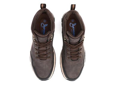 BOTINES HOMBRE JARMAN CUERO CHOCOLATE SPORT - 4