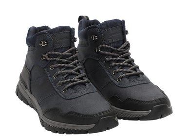 BOTINES HOMBRE JARMAN CUERO AZUL MARINO SPORT - 2