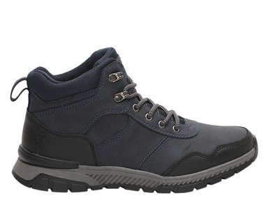 BOTINES HOMBRE JARMAN CUERO AZUL MARINO SPORT - 1