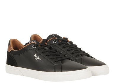ZAPATILLAS HOMBRE PEPE JEANS NEGRO KENTON COURT - 2