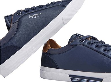 ZAPATILLAS HOMBRE PEPE JEANS AZUL KENTON COURT M - 5