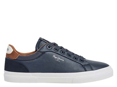 ZAPATILLAS HOMBRE PEPE JEANS AZUL KENTON COURT M - 1