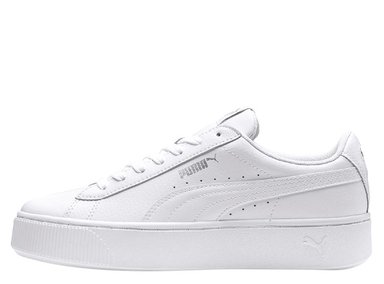 ZAPATILLAS MUJER PUMA URBANAS BLANCO VIKKY STACKED CUERO - 2