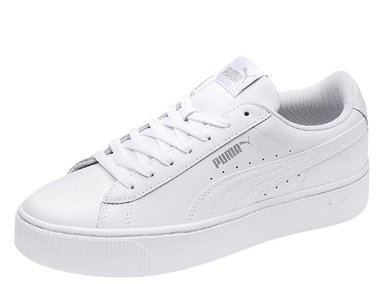 ZAPATILLAS MUJER PUMA URBANAS BLANCO VIKKY STACKED CUERO - 5