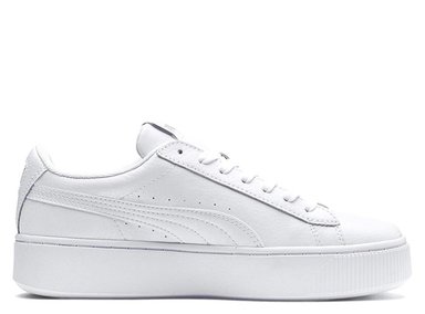 ZAPATILLAS MUJER PUMA URBANAS BLANCO VIKKY STACKED CUERO - 2