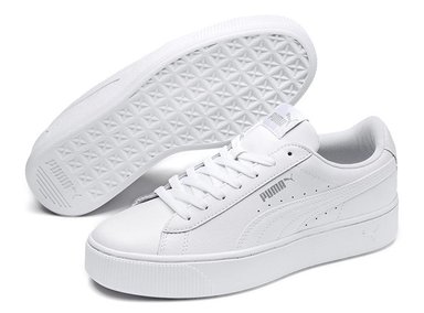 ZAPATILLAS MUJER PUMA URBANAS BLANCO VIKKY STACKED CUERO - 3