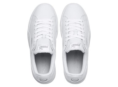 ZAPATILLAS MUJER PUMA URBANAS BLANCO VIKKY STACKED CUERO - 4