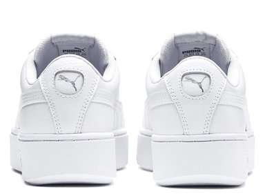 ZAPATILLAS MUJER PUMA URBANAS BLANCO VIKKY STACKED CUERO - 5