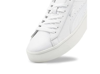 ZAPATILLAS MUJER PUMA URBANAS BLANCO VIKKY STACKED CUERO - 7