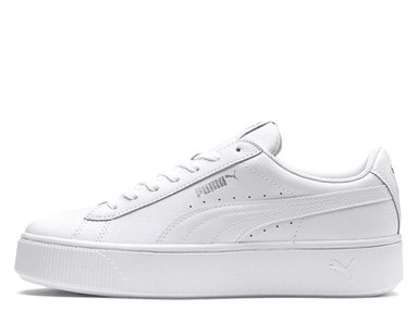 ZAPATILLAS MUJER PUMA URBANAS BLANCO VIKKY STACKED CUERO - 1