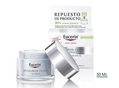CREMA EUCERIN GEL ANTIEDAD REPUESTO HYALURON FILLER DÍA 50 ML - 2