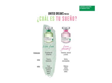 PERFUME BENETTON UNITED DREAMS LIVE FREE MUJER EDT 80 ML - 5