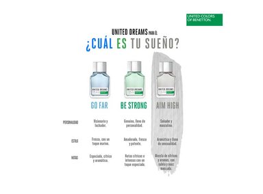 PERFUME BENETTON UNITED DREAMS AIM HIGH HOMBRE EDT 60 ML - 6