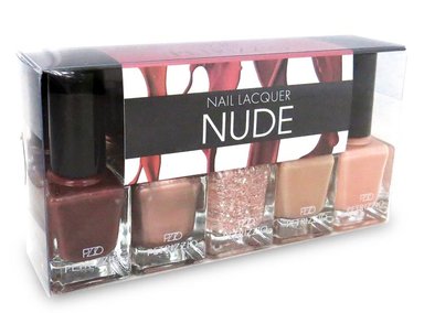 SET 5 ESMALTES DE UÑAS PETRIZZIO NUDE 2 11 ML - 1