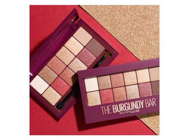 PALETA SOMBRA DE OJOS MAYBELLINE BURGUNDY BAR - 7