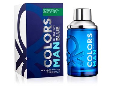 PERFUME BENETTON COLORS BLUE HOMBRE EDT 100 ML - 2