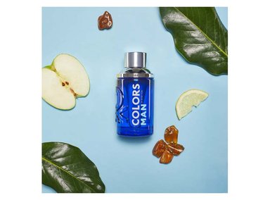 PERFUME BENETTON COLORS BLUE HOMBRE EDT 100 ML - 3