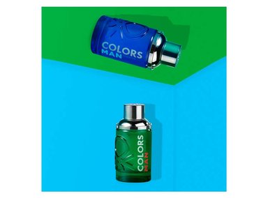 PERFUME BENETTON COLORS BLUE HOMBRE EDT 100 ML - 4
