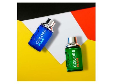 PERFUME BENETTON COLORS BLUE HOMBRE EDT 100 ML - 5